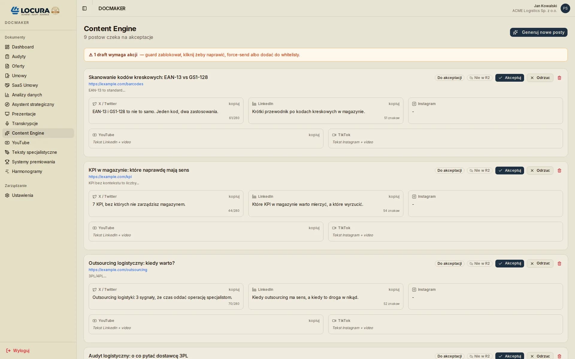 DOCMAKER - Content Engine