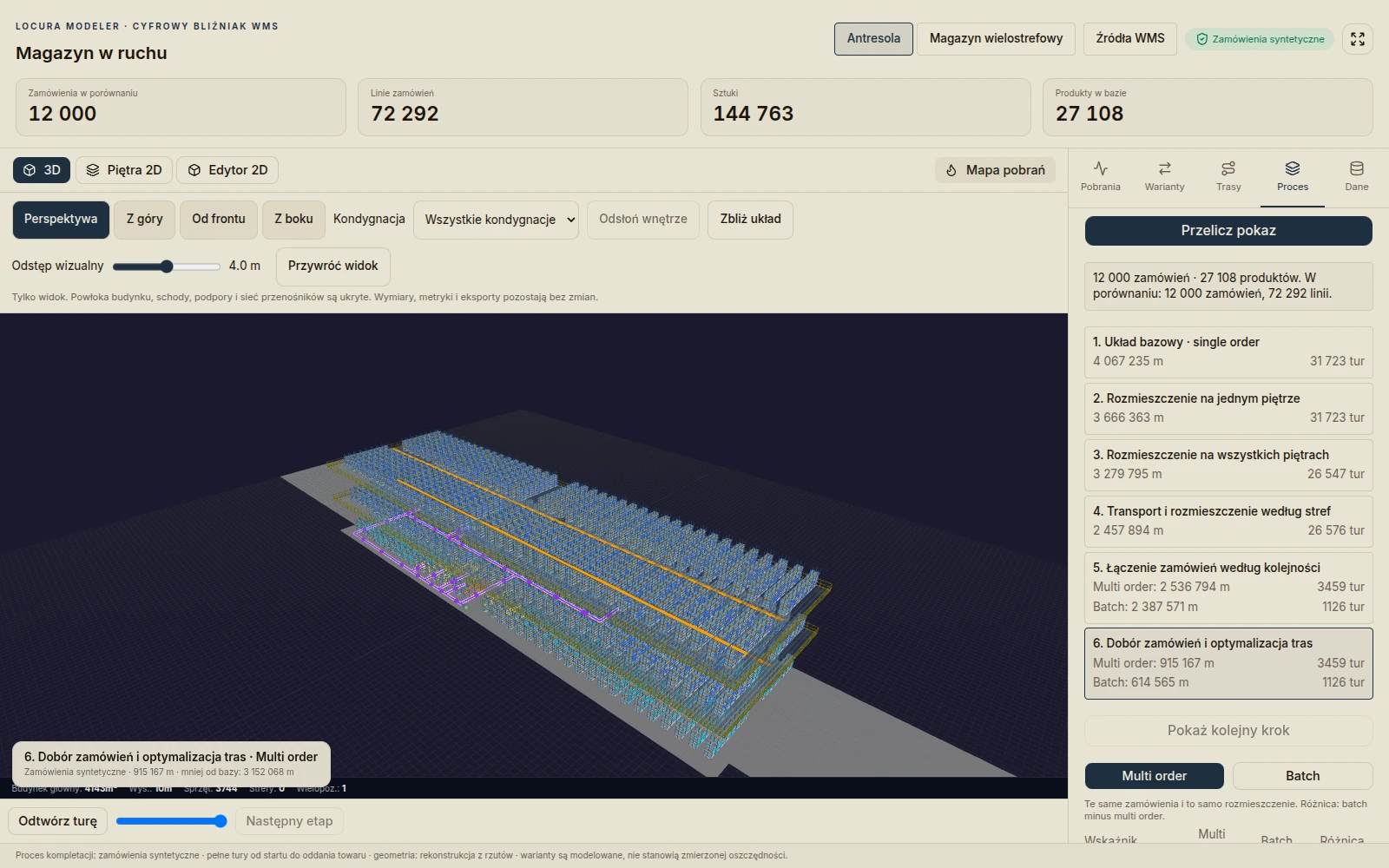 Routing na modelu 3D